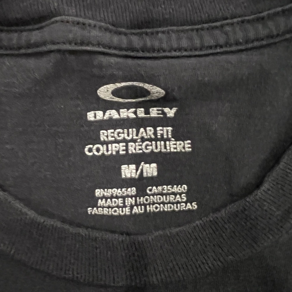 Oakley Black Men's Tee - Picture 2 of 3